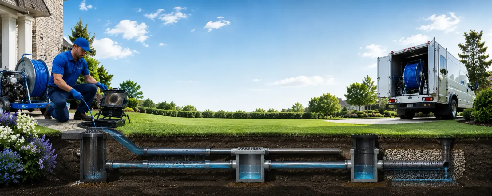 Outdoor drain cleaning information for Chauvin, LA